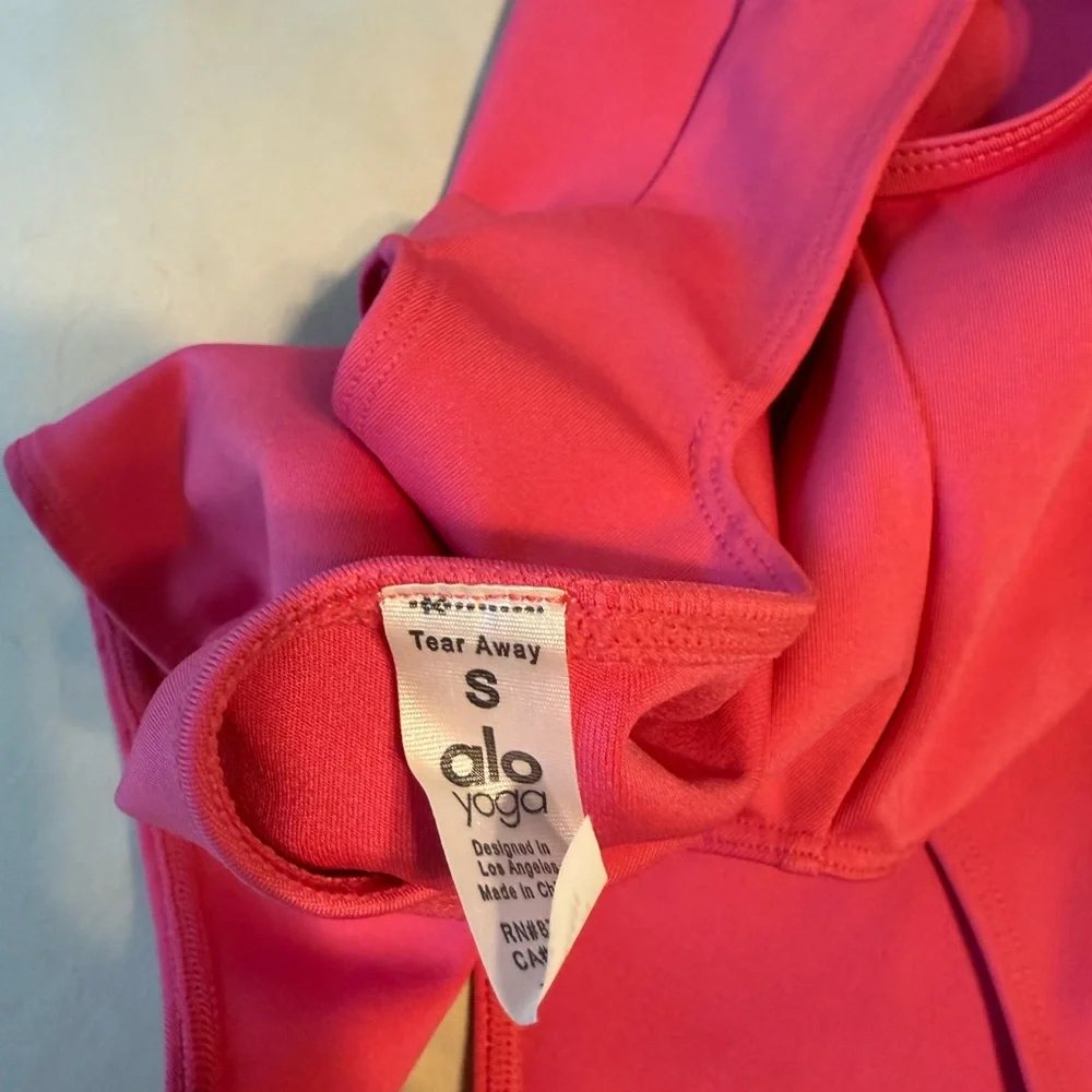 ALO Yoga Hot Pink One-Piece Swimsuit - Picture 4 of 7